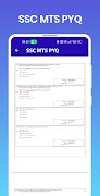 برنامه‌نما SSC MTS PYQ عکس از صفحه