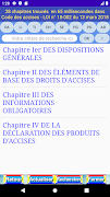 برنامه‌نما Code des accises RDC عکس از صفحه