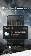 برنامه‌نما ProWeather - Forecasts, Radar عکس از صفحه
