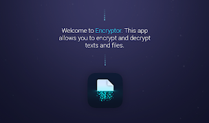 Encryptor - Text & File encryption! постер