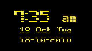 برنامه‌نما Digital Clock : Bed/Desk Clock عکس از صفحه