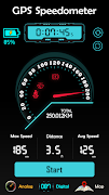 برنامه‌نما GPS Speedometer HUD Odometer عکس از صفحه