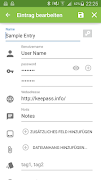 برنامه‌نما Keepass2Android Password Safe عکس از صفحه