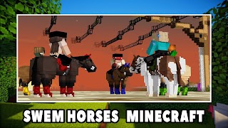 SWEM Horses Minecraft PE Mod 截图 5