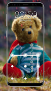 Teddy Bear Pattern Lock Screen screenshot 3