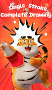 Single Stroke Complete Drawing پوسٹر