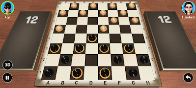 Checkers 3D Plakat