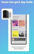 برنامه‌نما Sonos One gen 2 App Guide عکس از صفحه