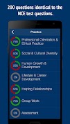 NCE Counselor Practice Test Pr ảnh chụp màn hình 1
