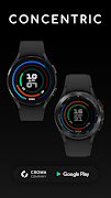 Concentric for Wear OS capture d'écran 1