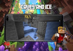 برنامه‌نما Cave Mod for Minecraft PE عکس از صفحه