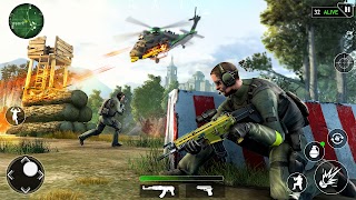 Commando Offline Mission games الملصق