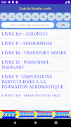 2 Schermata Code de l'aviation civile