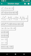 ALGEBRATOR-step-by-step solver スクリーンショット 2