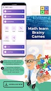 Math Mastery - Brainy Games syot layar 1