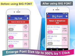 Enlarge Font: Enlarge text, Larger font screenshot 4