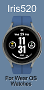 Iris520 Digital Watch Face poster