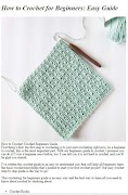How to Crochet اسکرین شاٹ 2