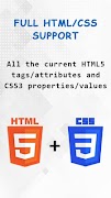 HTML CSS Live Code Editor & Le স্ক্রিনশট 7
