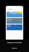 برنامه‌نما OnePlus Weather عکس از صفحه