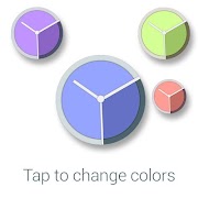 Material Clock Watch Face ภาพหน้าจอ 1