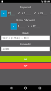 Polynomial Division screenshot 1