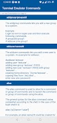 Terminal Emulator Commands 截图 4