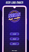 Neon Logo Maker - Logo Creator Poster