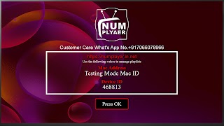 Num Player for mobile Plakat