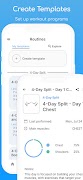 Double U Workout Tracker & Log syot layar 3