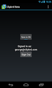 برنامه‌نما Clipbrd Beta عکس از صفحه