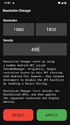 Resolution Changer — Uses ADB screenshot 1