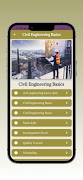 Civil Engineering Basics capture d'écran 2