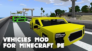 Vehicles Mod for Minecraft PE imagem de tela 1
