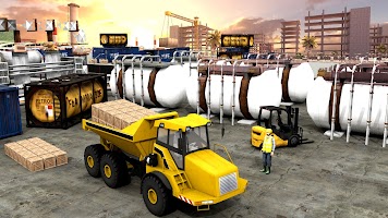 Industrial US Truck Simulator تصوير الشاشة 1
