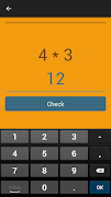Multiplication table syot layar 4