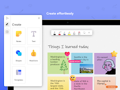 برنامه‌نما Microsoft Whiteboard عکس از صفحه