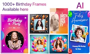 Happy Birthday Photo Frame penulis hantaran