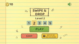 Swipe And Drop syot layar 5