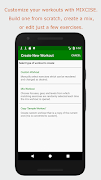 MIXCISE - custom workouts and exercises 截图 1