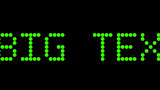 Poster Display a LED
