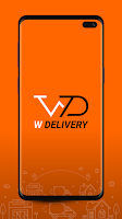 W DELIVERY الملصق