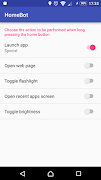 HomeBot, Customize home button screenshot 1