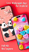 برنامه‌نما Love Wallpaper App عکس از صفحه
