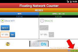 Floating Network Counter screenshot 5
