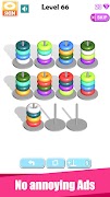 Hoop Sort Puzzle 3D Color Sort screenshot 1