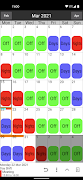 برنامه‌نما Shift Work Calendar عکس از صفحه