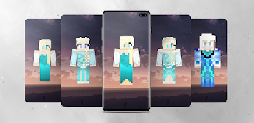Elsa Minecraft Skin poster