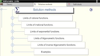 Math. Limits screenshot 2