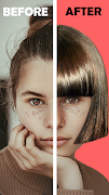 پوستر مو چتری روی عکس